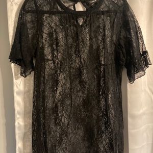 Torrid lace over shirt